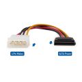 4-PIN Molex To SATA Power Adapter 4-Pin HDD to SATA 0.15 m. 