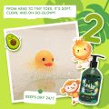 Natural Baby Shampoo & Gently Body Wash for Kids - (2-in-1) Head to Toe Cleanser with Avocado & Provitamin B5. 