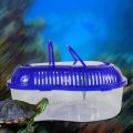 Durable Practical Plastic with Handle Household Turtle Habitat Spider Jar Reptile Container Turtle. 