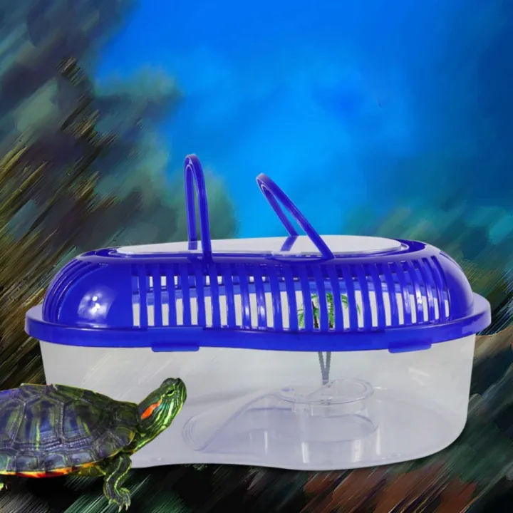 Durable%20Practical%20Plastic%20with%20Handle%20Household%20Turtle%20Habitat%20Spider%20Jar%20Reptile%20Container%20Turtle%20-%20Image%205