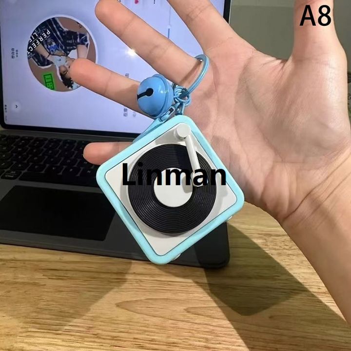 Linman%20Recordable%20Mini%20Speaker%20Loudspeaker%20Handheld%20With%20Key%20Chain%20BacLuxury%20kpack%20Pendant%20Children's%20Megaphone%20Phonograph%20Decompression%20Toy%20-%20Image%205