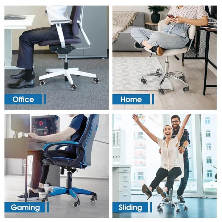 5%20PCS%20Office%20Chair%20Wheels,Replacement%20Soft%20Mute%20Desk%20Caster%20Wheels%20Black%20Steel+Rubber%20for%20Work%20&%20Gaming%20Chair,%20Heavy%20Duty%20and%20Safe%20Rolling%20-%20Image%205