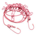 Cloth Drying Elastic Rope With Hooks For 12 Clothes |Cloth Drying Rope|. 