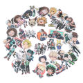 50Pcs My Hero Academia Japan Anime Stickers For DIY Skateboard Guitar Laptop. 