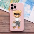 Funny Trendy Girl sports bear Phone Case For iPhone 15 PRO Max 13 12 Pro 11 Pro XR XS MAX X 6s 7 SE Case for iphonne 14 pro max. 