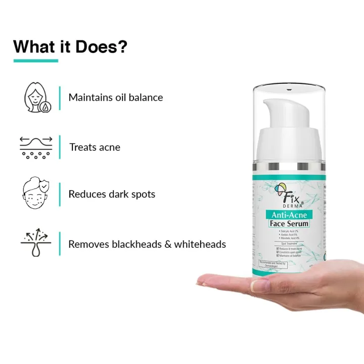 Fixderma%202%25%20Salicylic%20Acid%20Serum%20for%20Anti%20Acne%20&%20Spot%20Treatment%20with%205%25%20Azelaic%20Acid%20&%204%25%20Mandelic%20Acid%20-%2015ml%20%7C%20Anti%20Acne%20Face%20Serum%20%7C%20Face%20Serum%20for%20Men%20&%20Women%20%7C%20Face%20Serum%20for%20Oily%20Skin%20-%20Image%204