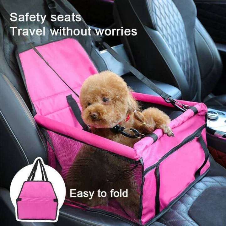 5 color Double Thick Waterproof Travel Accessories Mesh Hanging Folding Supplies Dog Mat Blanket Safety Pet Car Seat Bag
