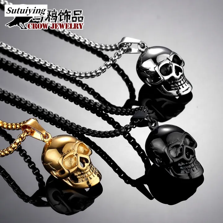 Sutuiying%20%5B%20New%20%5D%20Personality%20Retro%20Punk%20Rock%20Gothic%20Trendy%20Men%20Exaggerated%20Skull%20Titanium%20Steel%20Pendant%20WD-082%20-%20Image%202