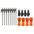 Tent Stakes Heavy Duty, Yard Stakes Metal Tent Pegs Ground Stakes Tent Pegs for Outdoor Camping Pitching Canopy,A. 