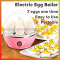 Electric 7 Egg Boiler Egg Cooker Steamer, Poacher Pan Kitchen Cooking Tools Utensil. 