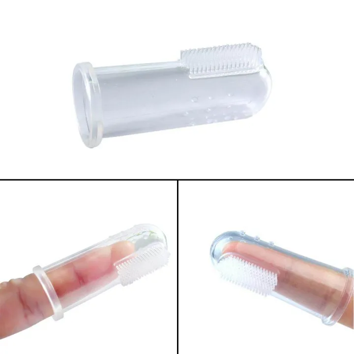 3Pcs%20Baby%20Finger%20Toothbrush%20With%20Case%20SetToothbrush%20Teether%20And%20Oral%20Massager%20Soft%20Silicone%20Massager%20Gentle%20Care%20For%20InfantToddlersKids%20-%20Image%204