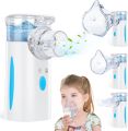 Portable Nebulizer Machine for Adults & Kids - Easy-to-Use Handheld Nebuliser with Mouthpiece & 2 Masks for Home & Travel. 