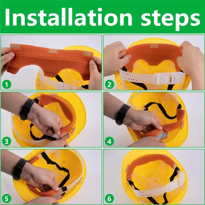 NCANRUI%20Hard%20Hat%20Sweatband-%20Cotton%20Washable%20Hard%20Hat%20Self%20Adhesive%20Sweat%20Band%20Liner%20Reusable%20Hard%20Hat%20Helmet%20Sweat%20Pads%206PCS%20-%20Image%208