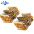 1/2W 0.5W Carbon Film Resistor Assortment set Resistors Kit colored ring resistance Assorted package 1 ohm-10M ohm, 1 ohm-3M ohm. 