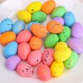18pcs/package New Mini Foam Easter Eggs DIY Craft Multifunction Easter Ornaments Creative Artificial Foam Egg Easter Scene Decoration. 