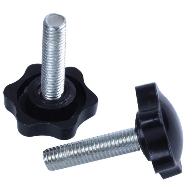 FORIDE%206%20Pcs%20M8%20x%2030mm%20Male%20Thread%2032mm%20Star%20Clamping%20Knob%20Black%20-%20Image%205