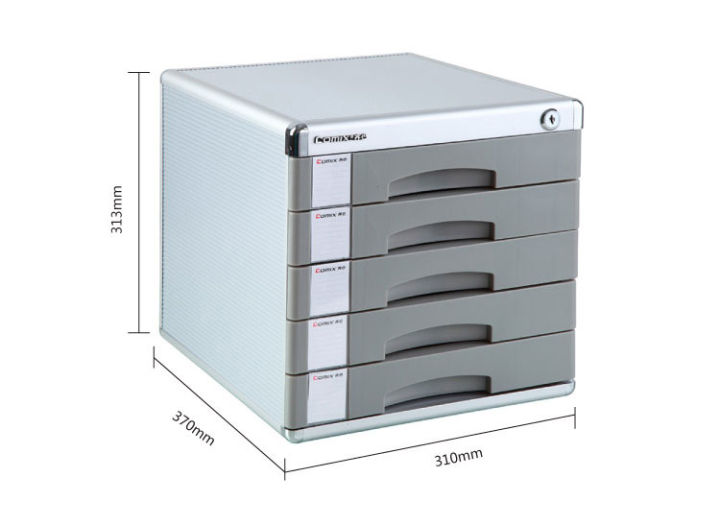 Comix Metal File Cabinet /Five Layers File Cabinet With Lock B2245 By Soham