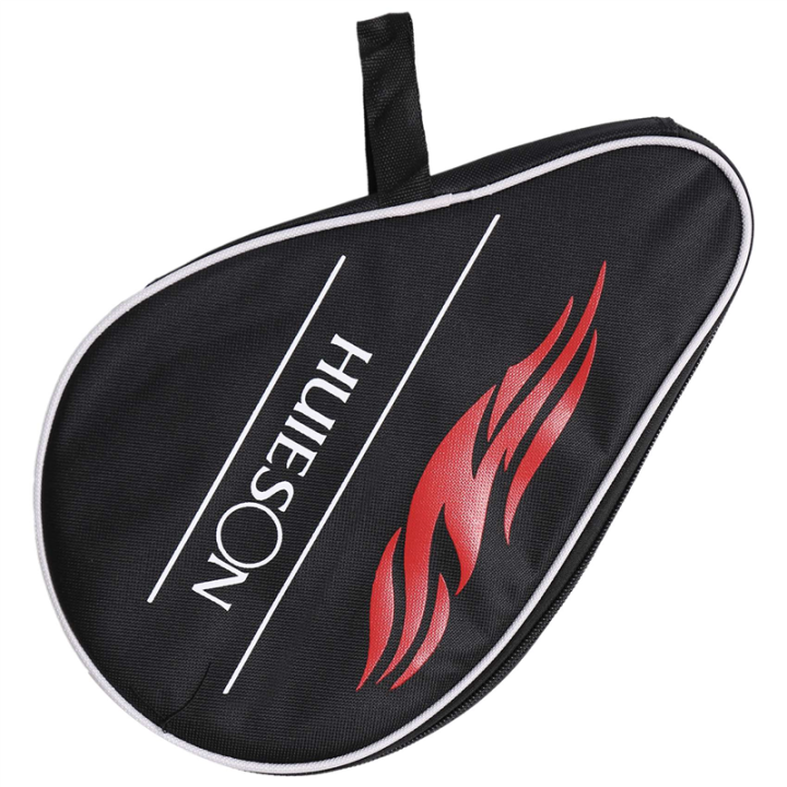 One Piece Professional Pong Case Cover with Balls Bag or Table Tennis Rackets Bat Bag Oxford(Black)