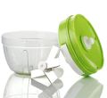 Easy Spin Veg Cutter Fruit Nut Onion Chopper // Hand Pull Grinder Mixer Food Processor Spice Cutter, Mincer, Blender (1Pcs). 