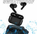 Tws Wireless Bluetooth Airbuds With Charging Case Super Sound |  Air Buds Tws Earbuds Noise Canceling|Bluetooth 5.3 | High Bass | Black Colour. 