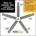 Music Nomad Fret Shield™ - Total Fretboard Protector Guard Tool for Fret Polishing on 24.75" Guitar Fret Scales - not recommended for Gibson - MN804. 
