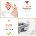 100 Pack Blank Tags with Elastic String Marking Hang Tags Attached Reinforced Hole Writable Blank Tags 2.75x1.37Inch. 