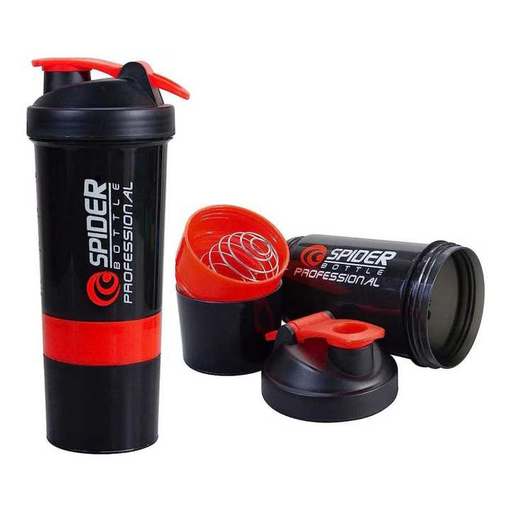 Protein Shaker With Spring Protein Shaker Bottle With Spider Spring 3 In 1 Gym Bottle | Protein ...