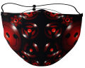 Naruto  Sharingan , Anime -9 Face Mask, 5 Layers Mask. 