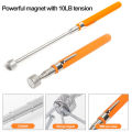 Telescopic Magnetic Pickup Tool with Pocket Clip Compact Size Portable Widely Used Handheld Extendable Magnet Stick Gear. 