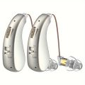 Rechargeable Hearing Aid Mini Adjustable Tone 2025 Best Sound Amplifier Portable Deaf Elderly RIC Hearing Aids. 