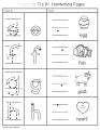 26 Letters A-Z Alphabet Phonics Practice Worksheets Handwriting Passages Preschool Early Learning English Homework Kindergarten Workbook Coloring Books. 