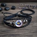 Unisex Vintage Fashion  PU Leather Bracelet. 