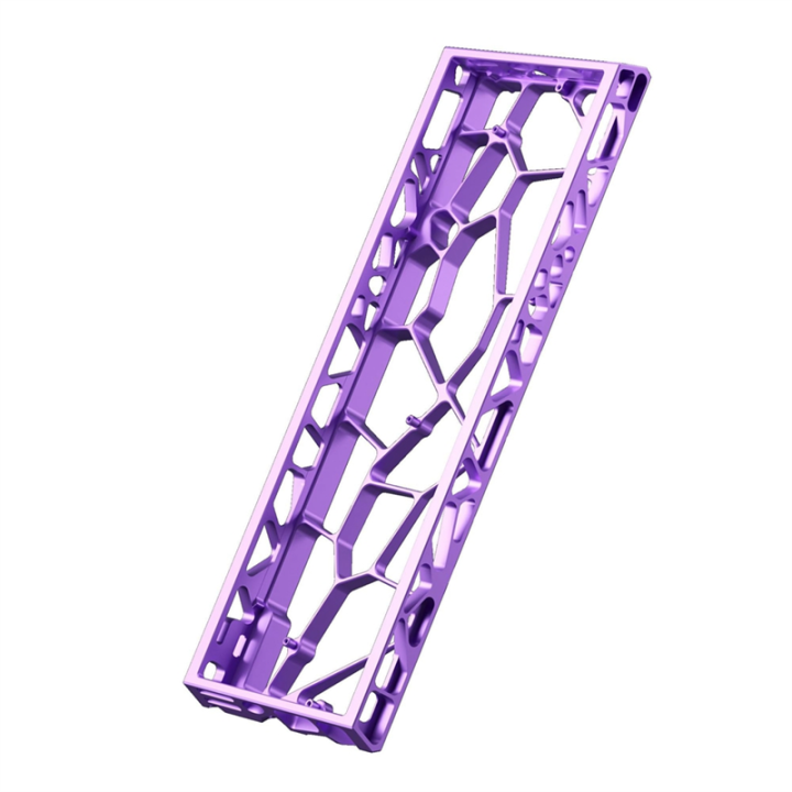 H60 Keyboard Case Hollow Aluminum 60% Key Layout Protective Shell ...
