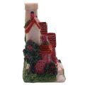 FORIDE 2X Cute Mini Resin House Miniature House Fairy Garden Landscape Home Garden Decoration Resin Crafts 4 Styles Random. 