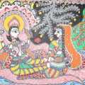 Mithila Painting Vishnu Photo 30.5x22.5. 