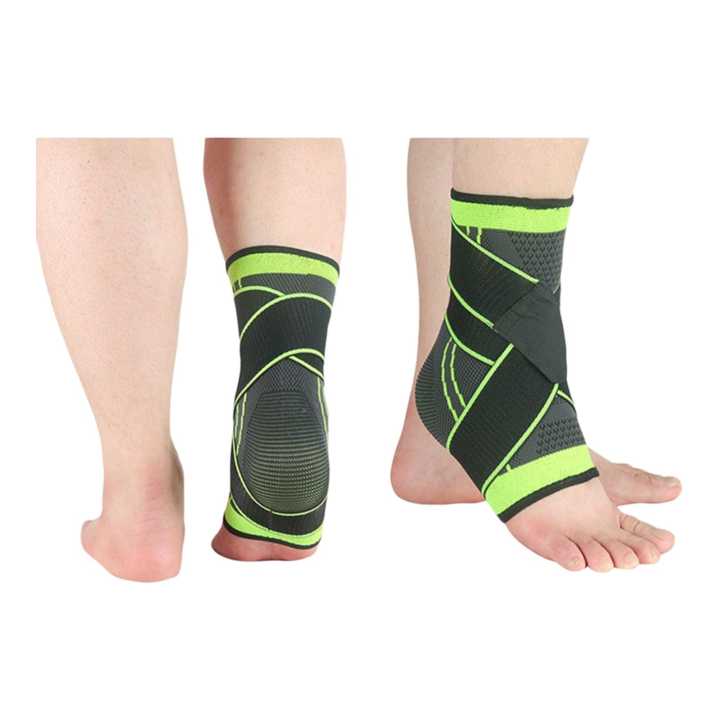 Sports Ankle Protector Running, Basketball, Cycling Elastic Nylon Warm Breathable Fixed Gym Fitness Ankle Support Safety, Single