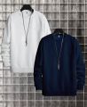 Men 2Pcs Premium Quality Drop Shoulder Sweatshirt - Fashion | Sweatshirts For Men | Men's Wear | Sweatshirts |. 