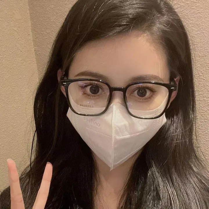 Large%20Frame%20Myopia%20Glasses%20Rim%20Glasses%20Frame%20Anti-Blue%20Light%20Anti-Radiation%20Black%20Frame%20Glasses%20Men's%20Trendy%20Plain%20Light%20Eye%20Protection%20Slimming%20Face%20Small%20-%20Image%206