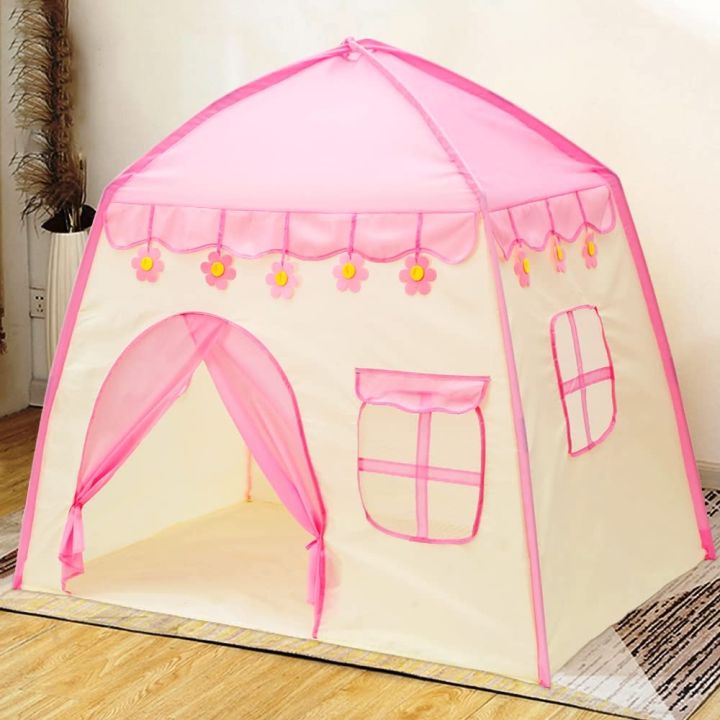 Magical%20Princess%20Castle%20Play%20Tent:%20Large%20Toddler%20Tent%20for%20Girls%20&%20Boys,%20Indoor/Outdoor%20Use%20-%20Image%202