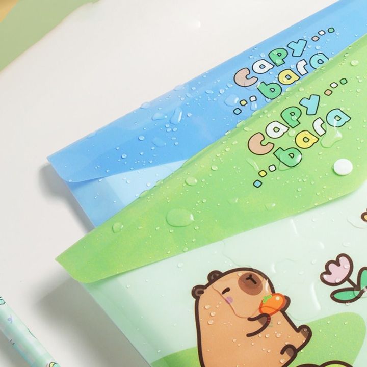 5PCS/Set%20Cartoon%20Snap-fastener%20A4%20File%20Folder%20Waterproof%20Large%20Capacity%20File%20Organizer%20Test%20Paper%20Storage%20PP%20Document%20Bag%20Gift%20-%20Image%208