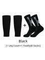 Bizzy 1 pair of combination TC anti-skid sports socks, football socks, and leg protection socks. 