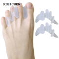 DISICHEN Fashion 2pieces=1pair Hammer Toe Splitter Hallux Valgus Gel Insole Silicone Separators Correction Overlapping Orthopedic Foot Care. 