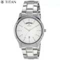 Titan Neo White Dial Analog Watch For Men - 1767Sm01. 