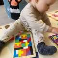 3D Wooden Puzzle Toy Color Shape Cognition Brain Games Wood Jigsaw Puzzles Toys Tangrams for Children Kids. 