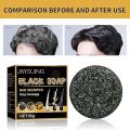 JAYSUING BLACK SOAP BAR SHAMPOO. 