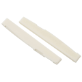 ARELENE 6 String Acoustic Bone Bridge Guitar Slotted Saddle Guitar Parts(Pack of 10). 