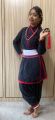 Ladies Newari Traditional Dress Set Dress With Janga Suruwal With Red Boarder Patuki. 