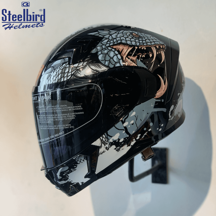 Steelbird Air SBA-21 Sea Monster High-end Gloss Black Blue Full
