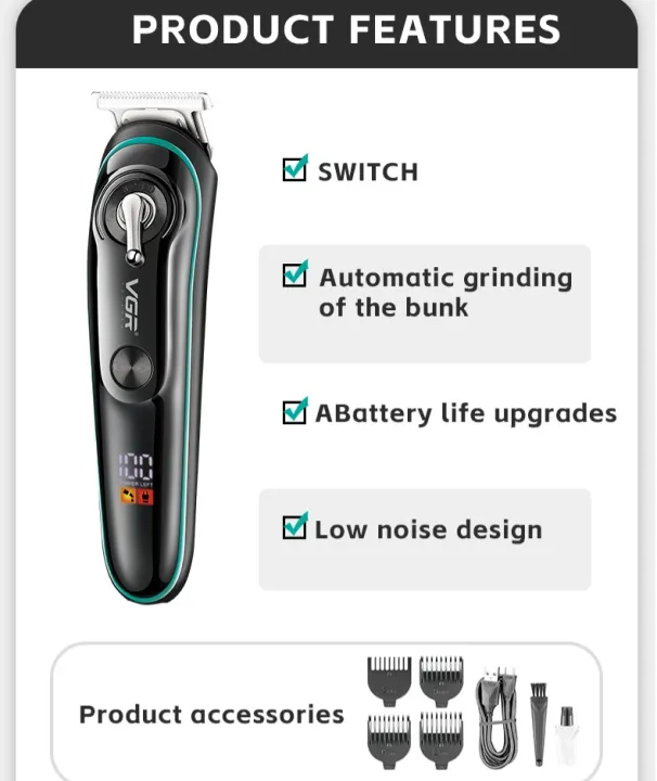 VGR%20V075%20Hair%20Clipper%20Professional%20Barber%20Household%20Whole%20Body%20Washable%20Salon%20USB%20LCD%20Recharging%20Trimmer%20Haircut%20VGR%20075%20By%20Smart%20Gallery%20-%20Image%206