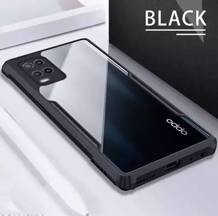 Cover%20for%20Oppo%20A54%20%7C%20Four%20Corner%20Hybrid%20Soft%20PC%20Anti%20Clear%20Gel%20TPU%20Bumper%20Back%20Case%20-%20Image%203